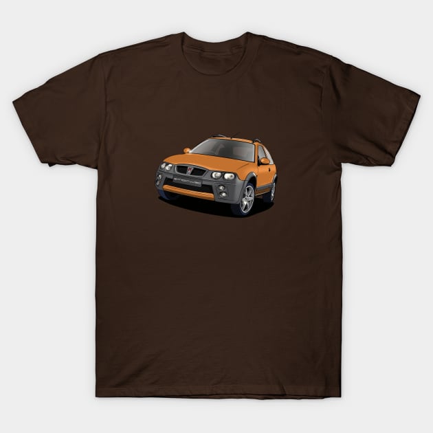 Rover Streetwise SE in burnt orange T-Shirt by Webazoot